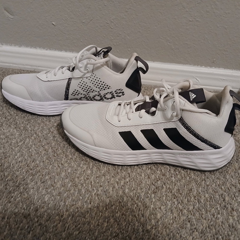 Adidas White and Black Sneakers